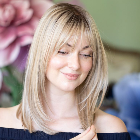 Kath Petite Mono/Hand-Tied Lace Front Wig Petite Wig Company