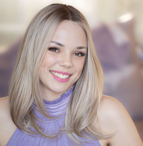 Pippa Petite Mono/Hand-Tied Lace Front Wig Petite Wig Company