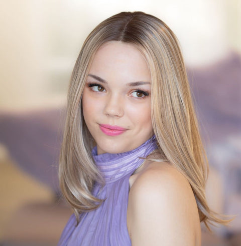 Pippa Petite Mono/Hand-Tied Lace Front Wig Petite Wig Company