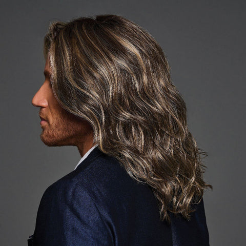 Admirable Mono Lace Front Men's Wig By HIM - Valentine Wigs