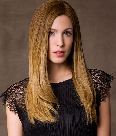 Anastasia Long RH Petite Human Hair Mono/Hand - Tied Lace Front Wig By Belle Madame - Valentine Wigs