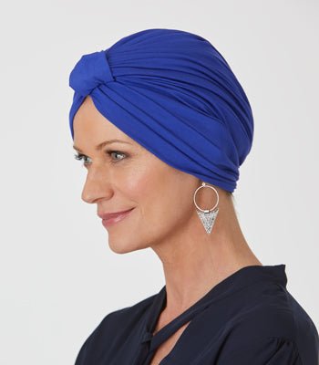 Bamboo Pleated Turban - Valentine Wigs
