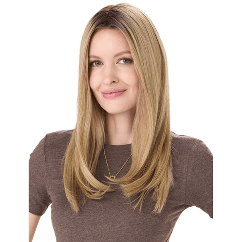 Barely There Straight 16" HD Lace Topper By Envy - Valentine Wigs