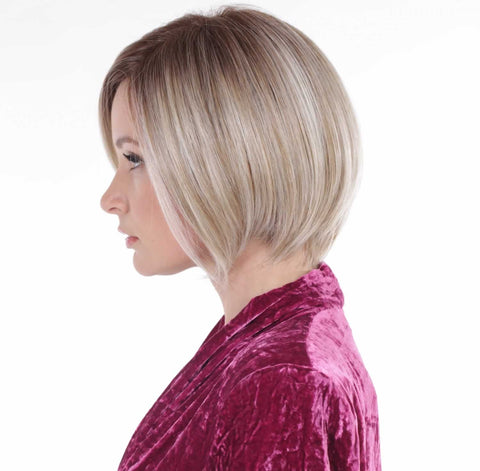 Bellissima Mono/Hand-Tied Lace Front Wig Belle Tress Café Collection - Valentine Wigs