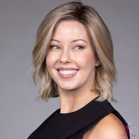 Berry Double Mono/Hand - Tied Ext Lace Front Wig Belle Tress Icons Collection - Valentine Wigs