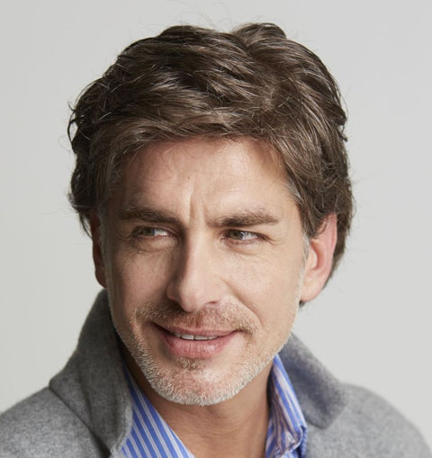 Bob Large Monofilament Handknotted Mens Wig by Gisela Mayer Menline - Valentine Wigs