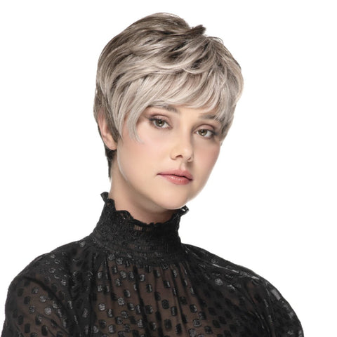 Chopped Pixie Mono Top Ext Eace Front Wig By Look Fabulous TressAllure - Valentine Wigs