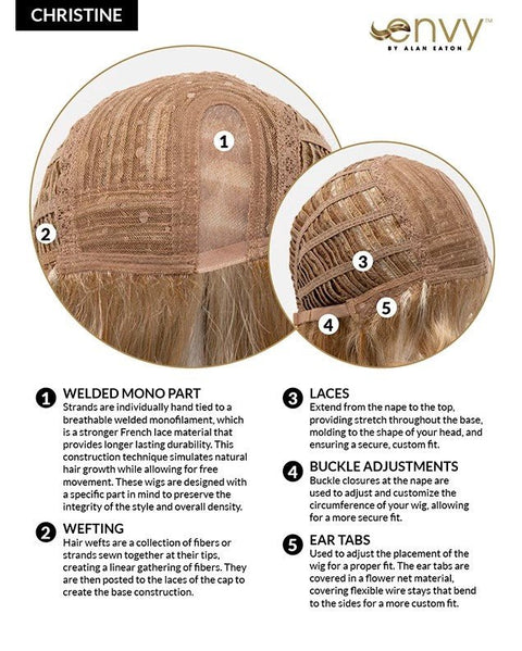 Christine Mono Part Wig By Envy (Was Aspen) - Valentine Wigs