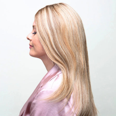 Clio 18"Hand - Tied Heat Friendly Topper Collection by Dimples - Valentine Wigs