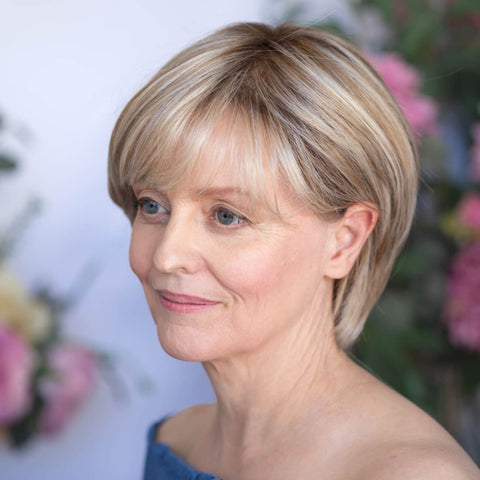 Collette Petite Mono/Hand - Tied Lace Front Wig Petite Wig Company - Valentine Wigs