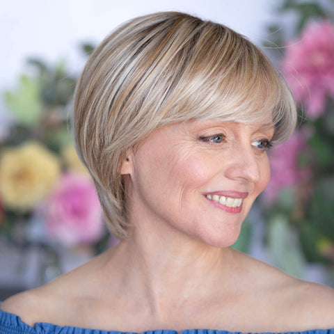 Collette Petite Mono/Hand - Tied Lace Front Wig Petite Wig Company - Valentine Wigs
