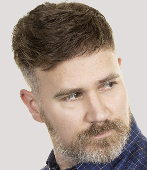 Cool Skin Human Hair Toupee From Hair World - Valentine Wigs