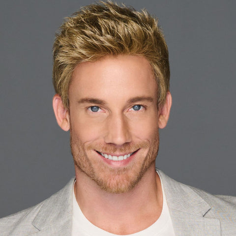 Dapper Mono Crown Lace Front Men's Wig By HIM - Valentine Wigs