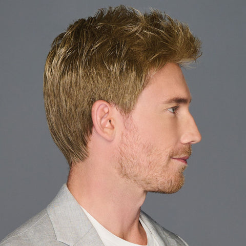 Dapper Mono Crown Lace Front Men's Wig By HIM - Valentine Wigs