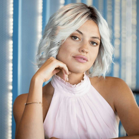 Dawn Petite Mono/Hand - Tied Lace Front Wig Petite Wig Company - Valentine Wigs