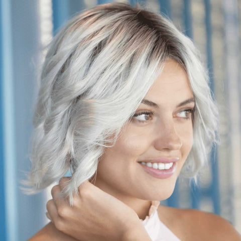 Dawn Petite Mono/Hand - Tied Lace Front Wig Petite Wig Company - Valentine Wigs