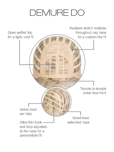 Demure Do Part Mono Ext Lace Front Wig Gabor Collection Designer Series - Valentine Wigs