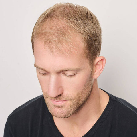 Dignified Mono Lace Front Men's Wig By HIM - Valentine Wigs