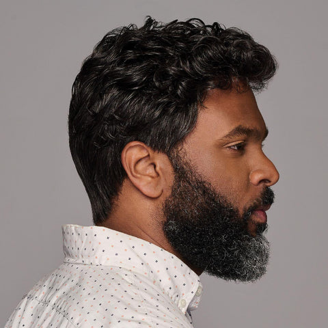 Dignified Mono Lace Front Men's Wig By HIM - Valentine Wigs