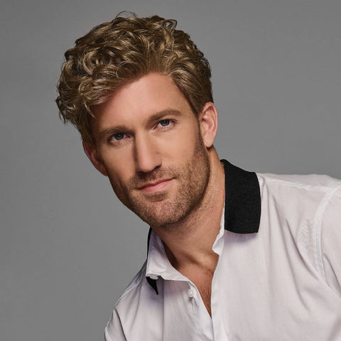 Dignified Mono Lace Front Men's Wig By HIM - Valentine Wigs