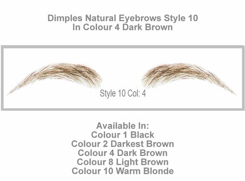 Dimples Natural Eyebrows Style 10 - Valentine Wigs