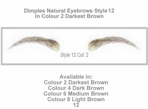 Dimples Natural Eyebrows Style 12 - Valentine Wigs