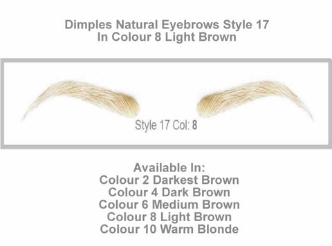 Dimples Natural Eyebrows Style 17 - Valentine Wigs