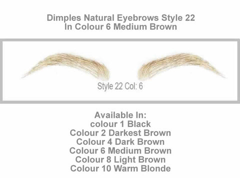Dimples Natural Eyebrows Style 22 - Valentine Wigs