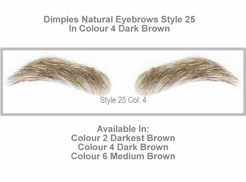 Dimples Natural Eyebrows Style 25 - Valentine Wigs