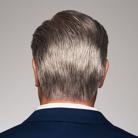 Distinguished Mono/Hand-Tied Lace Front Men's Wig By HIM - Valentine Wigs