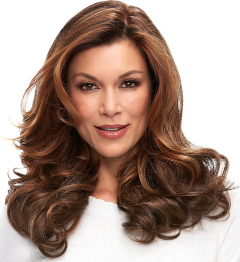 easiPart French 18" Remy Human Hair Topper By Jon Renau - Valentine Wigs