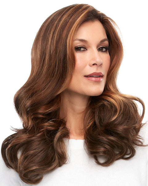 easiPart French 18" Remy Human Hair Topper By Jon Renau - Valentine Wigs