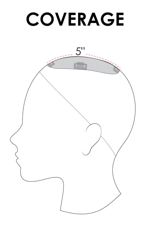 easiPart French 8" Remy Human Hair Topper By Jon Renau - Valentine Wigs