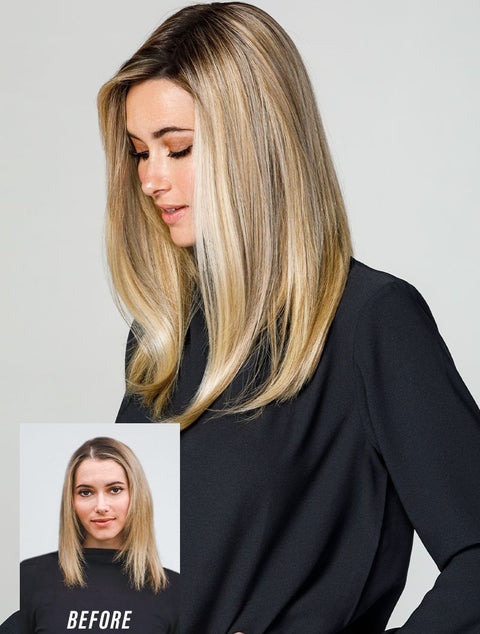 easiPart Medium HD 18" Hair Topper By Jon Renau - Valentine Wigs