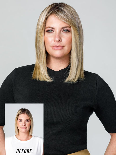 easiPart T HD 12” Hair Topper By Jon Renau - Valentine Wigs