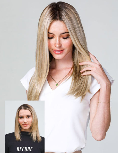 easiPart T HD 18" Hair Topper By Jon Renau - Valentine Wigs