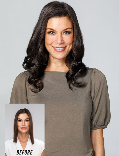 easiPart T HD 18" Hair Topper By Jon Renau - Valentine Wigs