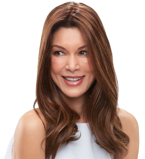 easiPart XL French 18" Remy Human Hair Topper By Jon Renau - Valentine Wigs