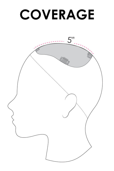 easiPart XL HD 8" Hair Topper By Jon Renau - Valentine Wigs