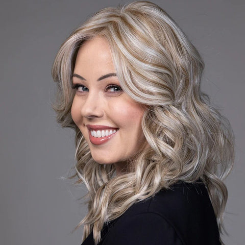 Elle Mono/Hand - Tied Ext Lace Front Wig Belle Tress Lux SE Collection - Valentine Wigs