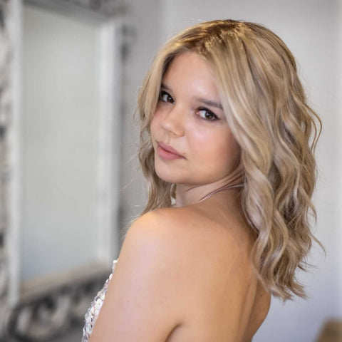 Elle Petite Mono/Hand - Tied Lace Front Wig Petite Wig Company - Valentine Wigs
