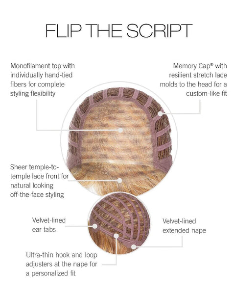 Flip The Script Ext Lace Front Wig by Raquel Welch - Valentine Wigs