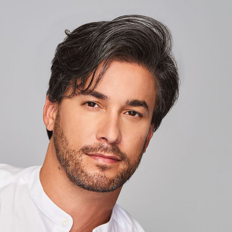 Gallant Mono/Hand-Tied Lace Front Men's Wig By HIM - Valentine Wigs