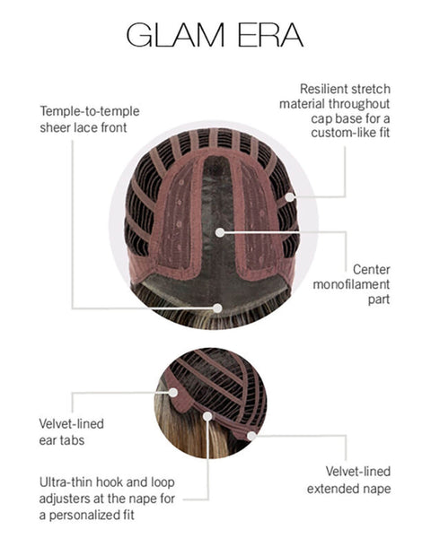 Glam Era Part Mono Ext Lace Front Wig by Gabor Designer Series - Valentine Wigs