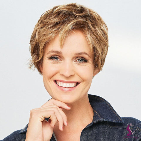 High End Duo Ginger Small Hand - Tied Ext Lace Front Wig by Gisela Mayer Duo Fiber - Valentine Wigs