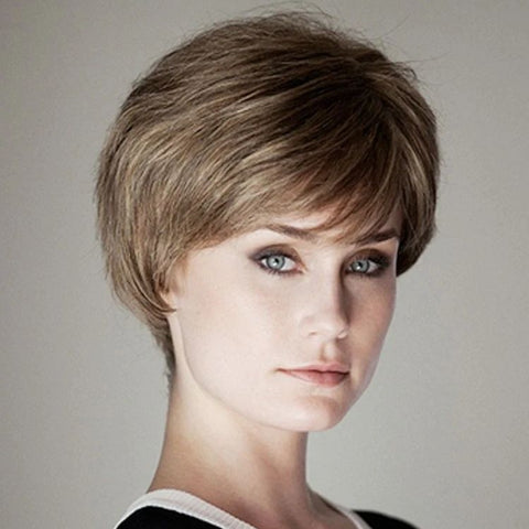 Hope Mono/Hand - Tied Lace Front Human Hair Wig Bronze Collection From Dimples - Valentine Wigs