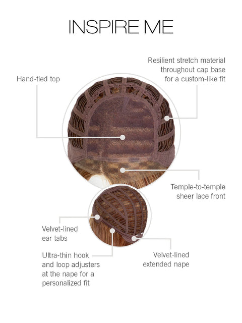 Inspire Me Hand - Tied Top Ext Lace Front Wig Gabor Collection Designer Series - Valentine Wigs