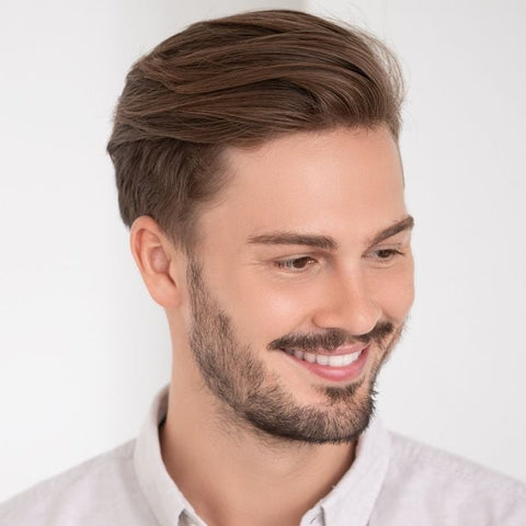 Jet Toupée Hand - Tied Lace Mens Toupée By Ellen Wille Hairformance - Valentine Wigs