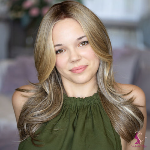 Kellie Petite Mono/Hand - Tied Lace Front Wig Petite Wig Company - Valentine Wigs
