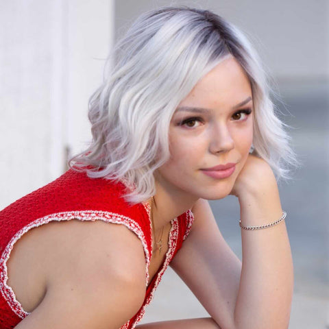 Kylie Petite Mono/Hand - Tied Lace Front Wig Petite Wig Company - Valentine Wigs